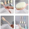 Sikat Mandi Oval Gagang Panjang Penggosok Punggung Bulu Lembut