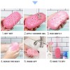 Sikat Spon Silikon Mandi Sabun Batang Sabun Cair Scrubber