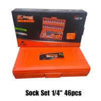 Kapusi Kunci Sok 46 Pcs Shock Set CRV K-9819