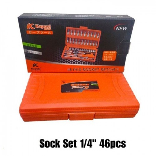 Kapusi Kunci Sok 46 Pcs Shock Set CRV K-9819