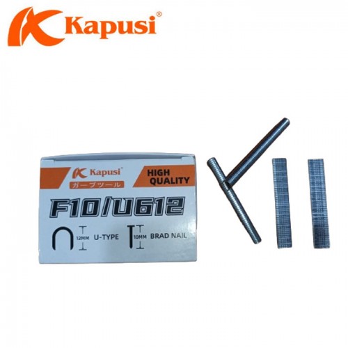 Kapusi Isi Staples 12mm Paku 10mm Total 2000 Pcs U Type Brad Nail K-6894