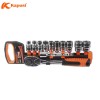 Kapusi K-9811 Socket Set 12 Pcs 0.5 Inch Kunci Sok Shock Chrome Vanadium