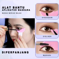 Aplikator atau cetakan  Mascara Eyeliner Eyeshadow 3in1 Bahan Silikon