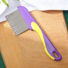 Serit Kutu Gagang Panjang Besi Sisir Rambut