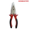 Kenmaster Tang Lancip Kombinasi 6 Inch Gagang Merah Hitam
