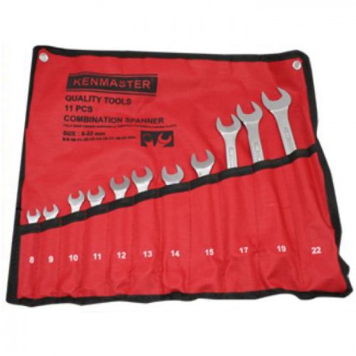 Kenmaster Kunci Ring Pas 11 pcs 8-22mm Combination Spanner