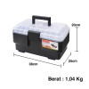 Kenmaster B390 Toolbox 15 Inch Tool Organizer Box Kotak Perkakas 