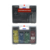 Kenmaster Mata Bor Set Besi Kayu Tembok Obeng C3001 Bit Drill Combination Box Set 300 Pcs