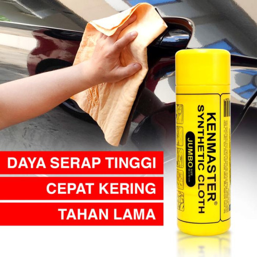 Kenmaster Plas Chamois Ukuran 66x43 cm Jumbo Kain Lap Kanebo
