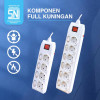 Kenmaster DX604 Stop Kontak - Colokan Listrik 6 Socket - Lubang On Off F166
