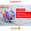 Kenmaster Hose Reel Portable 40 meter Roll Selang 40m KM-40