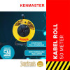 Kenmaster Kabel Roll 50 Meter 10A SNI - Colokan Listrik 4 lubang 50m