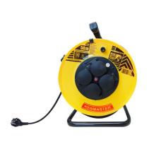 Kenmaster Kabel Roll 50 Meter 10A SNI - Colokan Listrik 4 lubang 50m