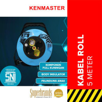 Kenmaster Kabel Roll 5 Meter - Rol 4 Lubang 5M