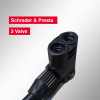 Kenmaster KM-5938B Hand Pump Black Pompa Ban Tabung Manual Hitam 