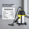 Kenmaster Vacuum Cleaner Wet Dry Blow 15L Full Stainless 15 Liter KM-360