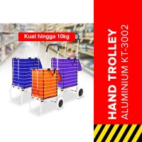 Kent KT-3002 Folded Trolley Aluminium - Troli Belanja Lipat