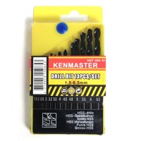 Kenmaster Mata Bor Drill Bit 13 Pcs Set Kayu