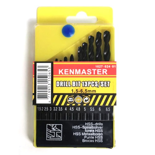 Kenmaster Mata Bor Drill Bit 13 Pcs Set Kayu