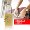 Kenmaster Gembok Pin 3 Digit Angka Kombinasi PIN Padlock