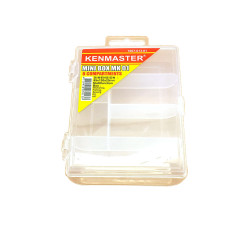 Kenmaster MK01 Plastik Mini Box 6 Slot Kotak Partisi