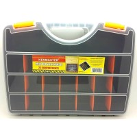 Kenmaster Mini Box With Handle 23 Compartment - Tool Box Koper Slot