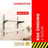 Kenmaster Rak Dinding 2 Susun Besi - Selving Bracket - Rak Tembok
