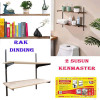 Kenmaster Rak Dinding 2 Susun Besi - Selving Bracket - Rak Tembok