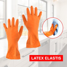 Kenmaster Sarung Tangan Karet Orange House Latex Glove