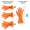 Kenmaster Sarung Tangan Karet Orange House Latex Glove