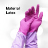 Kenmaster Sarung Tangan Karet Ungu Household Latex Glove Purple