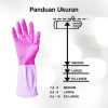 Kenmaster Sarung Tangan Karet Ungu Household Latex Glove Purple