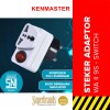 Kenmaster XX-508C WA-II-9S Steker On Off untuk 2 atau 3 Kaki