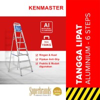 Kenmaster KM-106 Tangga 6 Step Pijakan Household Ladder