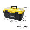 Kenmaster Tool Box Ukuran Jumbo 18 Inch 45cm