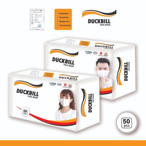 Masker Duckbill 3 Ply isi 50 Pcs Dewasa Duck Bill Mask