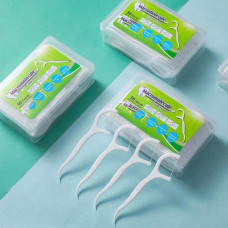 Dental Floss Benang Tusuk Pembersih Sela Gigi 50 Pcs