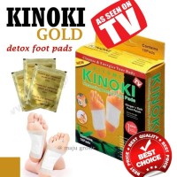 Kinoki Gold Koyo Kaki Herbal Detox Foot Pads isi 10 Pcs