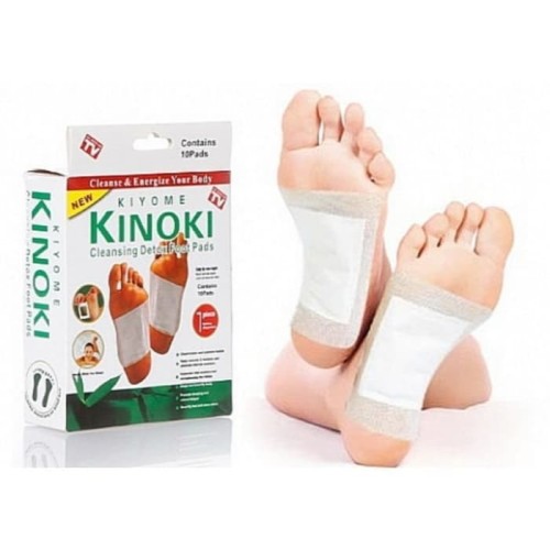 Kinoki White Putih Koyo Kaki Herbal Detox Foot Pads isi 10 Pcs