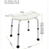 Shower Chair Lansia Kursi Mandi Pasien Tanpa Sandaran Bahan Aluminium