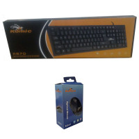 Paket Keyboard USB Komic K870 & Mouse USB Komic M800