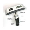 Luggage Scale Digital Portable - Timbangan Koper 50kg Perak