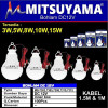 Mitsuyama Bohlam DC 12V Kabel 1.5M Lampu LED Jepit Aki 12 Volt