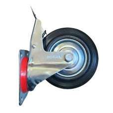 Notra Roda 6 Inch Hidup Rem Karet