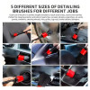 Kuas Detailing 5 in 1 Set Brush Multifungsi isi 5 pcs Pembersih Sela Interior Mobil
