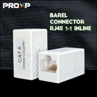 PROXP Cat 6 Inline Coupler Barel Connector RJ45 1-1 Sambungan Kabel LAN