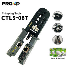 PROXP CTL3-08T Crimping Tools Kabel Cable Tester 8 Pin Stripper
