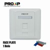 PROXP Face Plate 1 Port Face Panel 1 Hole FP101