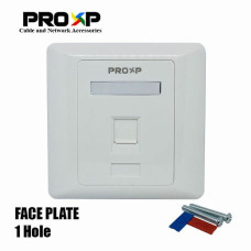 PROXP Face Plate 1 Port Face Panel 1 Hole FP101