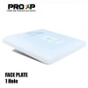 PROXP Face Plate 1 Port Face Panel 1 Hole FP101